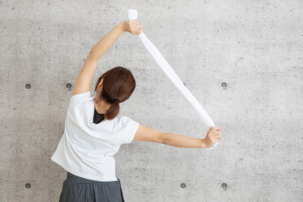 おうちで手軽にタオルストレッチ！健康と美ボディを手に入れよう！