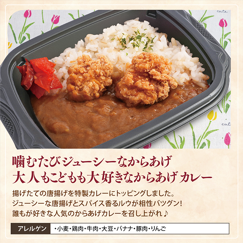 【チビカレー】りんごとはちみつカレー からあげ24食セット