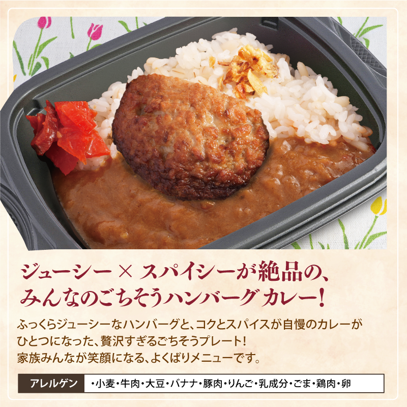【チビカレー】スパイスカレー ハンバーグ24食セット